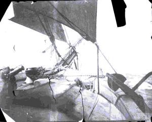 Image of Anchor hauled aboard