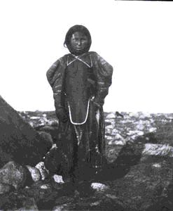 Image: Young Inuit woman