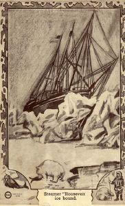 Image: Postcard: Steamer Roosevelt Ice Bound