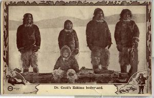 Image: Postcard: Dr. Cook's Eskimo Bodyguard