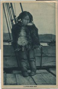 Image: Postcard: A Little Arctic Maid