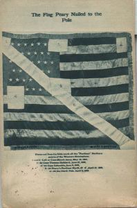 Image: Postcard: The Flag Peary Nailed to the Pole
