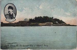 Image: Postcard: Eagle Island, Me., The Summer Home of Robert E. Peary