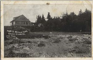 Image: Postcard: Peary's Summer Home, Eagle Island, ME