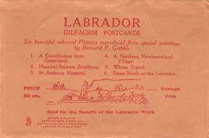 Image: Labrador Oilfacsim Postcard Envelope