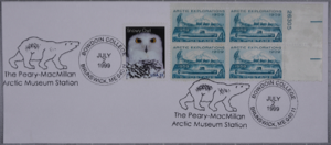 Image of Arctic Animals Snowy Owl and Exploration stamps