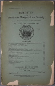 Image of The American Geographical Society: Peary's accout of work 1898-1902