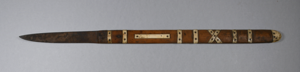 Image of Knife with inlaid ivory
