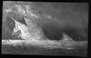 Image: Unidentified Artwork Depicting Icebergs, Reproduction
