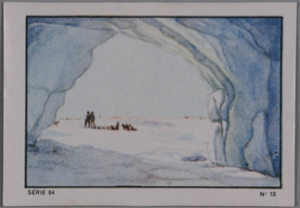 Image of Card, ice cave; French expedition to Greenland  1934-1935