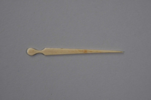 Image: ivory sewing tool, possibly stiletto