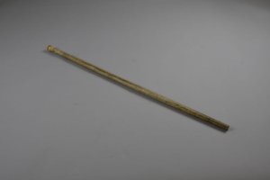 Image of whale bone walking stick with ivory knob