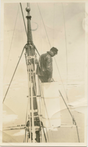 Image: Donald MacMillan in ice bucket