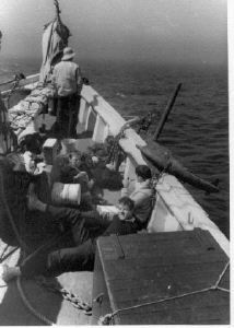 Image: Fourth of July aboard the CLUETT