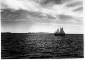 Image of Fishing schooner off east coast