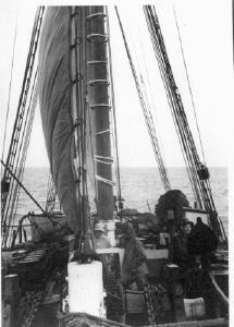 Image of The CLUETT in heavy seas