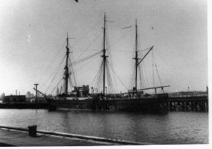 Image of Admiral Byrd's flagship, the BEAR OF OAKLAND