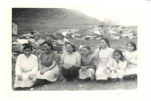 Image: Seven Greenlandic women and girls
