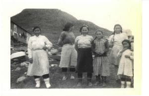 Image: Six Greenlandic women and girls