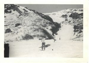 Image of Skiers on Bluie West 1 ice cap