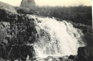Image: Waterfall at Bluie West 1 spring