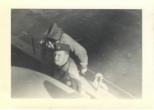 Image: Two officers on ship