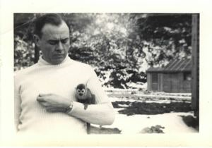Image of Rutledge holding Cheek