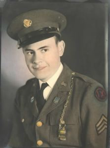 Image of Rutledge in Sgt. Uniform, portrait