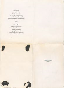 Image of Announcement folder: Victorville Army Flying School, Class 42-1 pilots