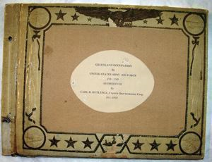 Image: Cover of Rutledge album, including pages 1 and 2