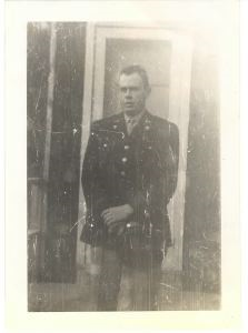 Image of Rutledge in uniform, without cap