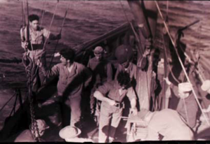 Image: Men on ship