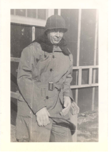 Image: Rutledge in winter coat, gloves, helmet