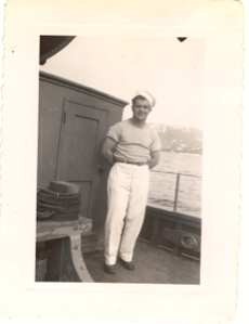 Image: Serviceman on deck