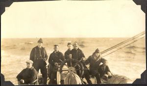 Image: Some of the crew of the BOWDOIN
