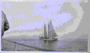 Image of The Bowdoin off Yarmouth Light Vessel