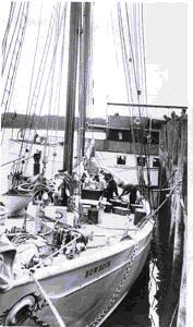 Image of Taking supplies to the BOWDOIN