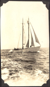 Image: The BOWDOIN, sailing