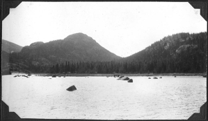 Image of Looking toward camp from the water