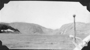 Image of Mountains from the BOWDOIN [Blurred]