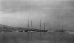 Image of Four fishing schooners