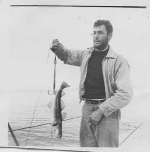 Image: Chauncey Hall with cod from ancestral cod grounds