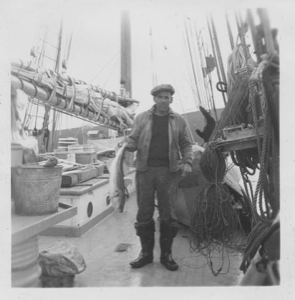 Image: Reginald Wilcox aboard with cod