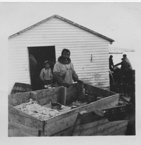 Image of Eskimos [Inuit] at Ford's fishing station