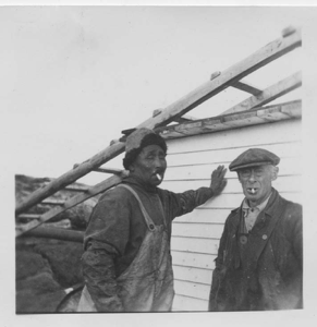 Image of Eskimo [Inuk] man and Mr. Ford