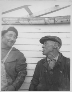 Image of Eskimo [Inuk] man and Mr. Ford