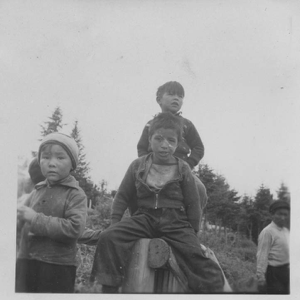 Image of Group of Indian [Innu] boys