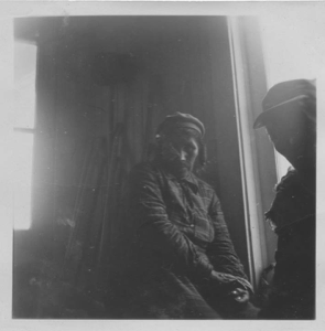 Image: Indian [Innu] woman in the store