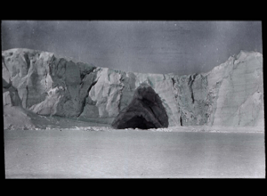 Image: Cave in Clements Markham Glacier, at mouth of river