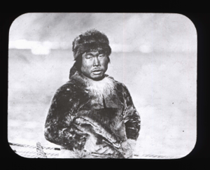 Image of Inuit man in fur parka
